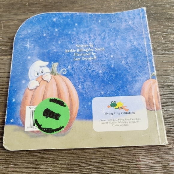 Rare Vintage 2002 Ghost Games Kathie Billingslea Smith Halloween Picture Book - Picture 6 of 10